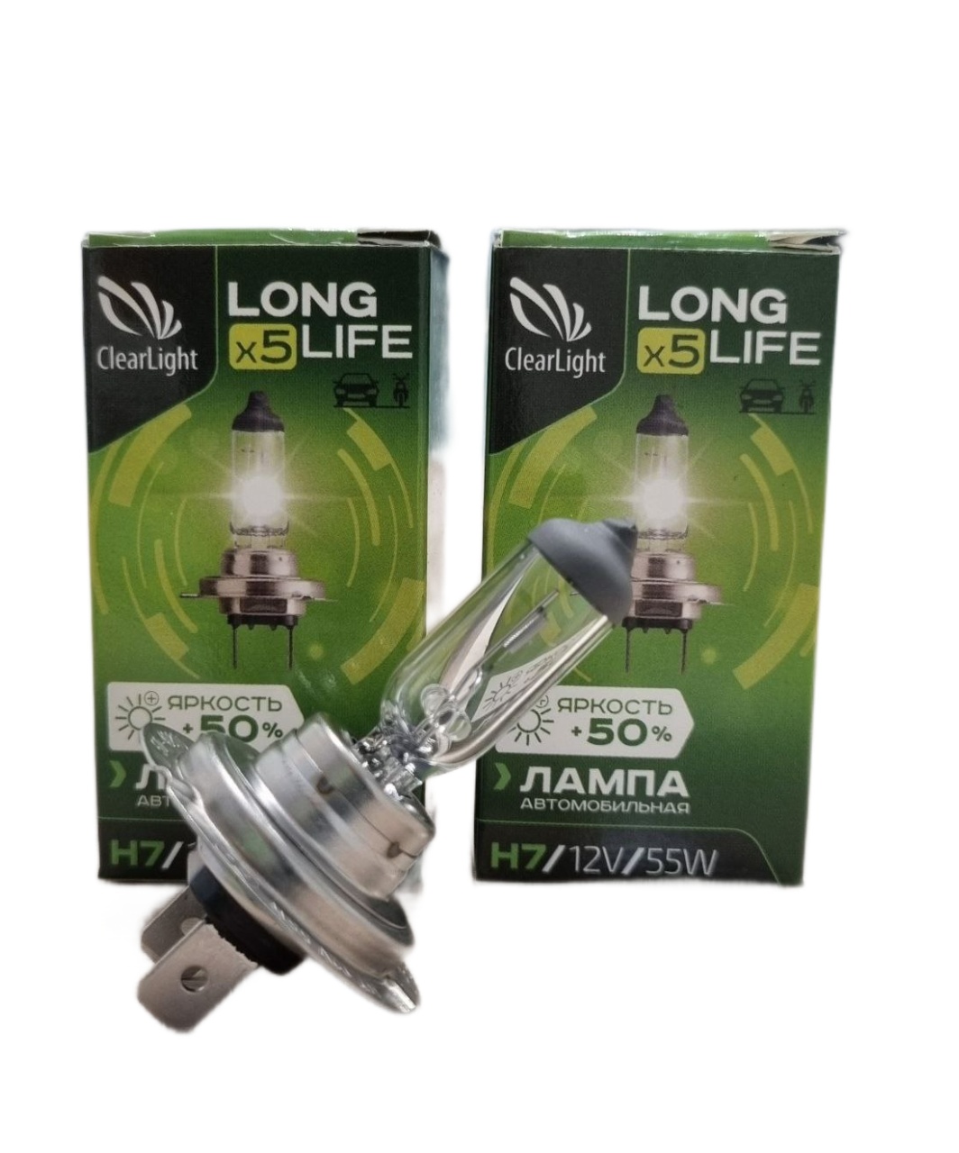 Лампа 12V H7 55W ClearLight
